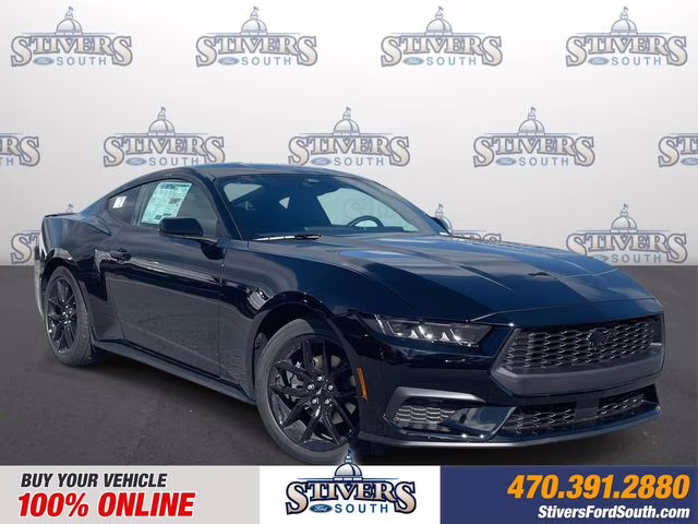 2026 Shadow Black Ford Mustang EcoBoost RWD Coupe