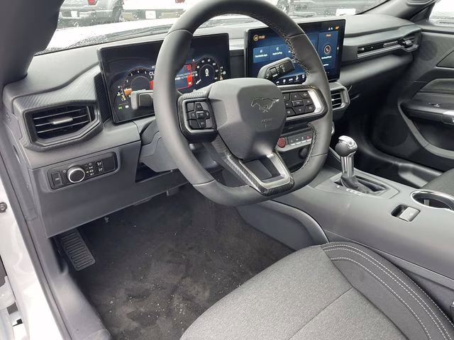 2026 Oxford White Ford Mustang EcoBoost RWD Coupe