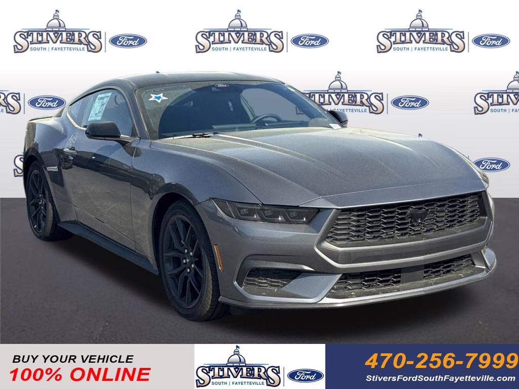 2026 Gray Metallic Ford Mustang EcoBoost RWD Coupe