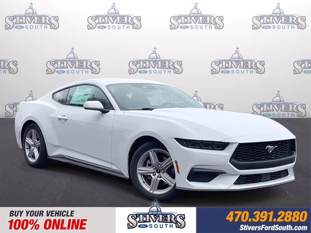 2026 Oxford White Ford Mustang EcoBoost RWD Coupe