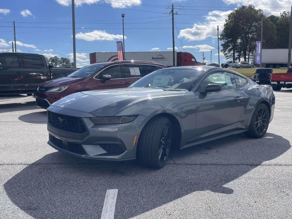 2026 Gray Metallic Ford Mustang EcoBoost RWD Coupe