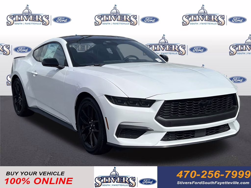 2026 Oxford White Ford Mustang EcoBoost RWD Coupe