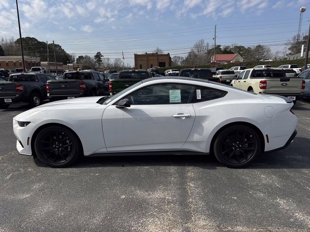 2026 Oxford White Ford Mustang EcoBoost RWD Coupe