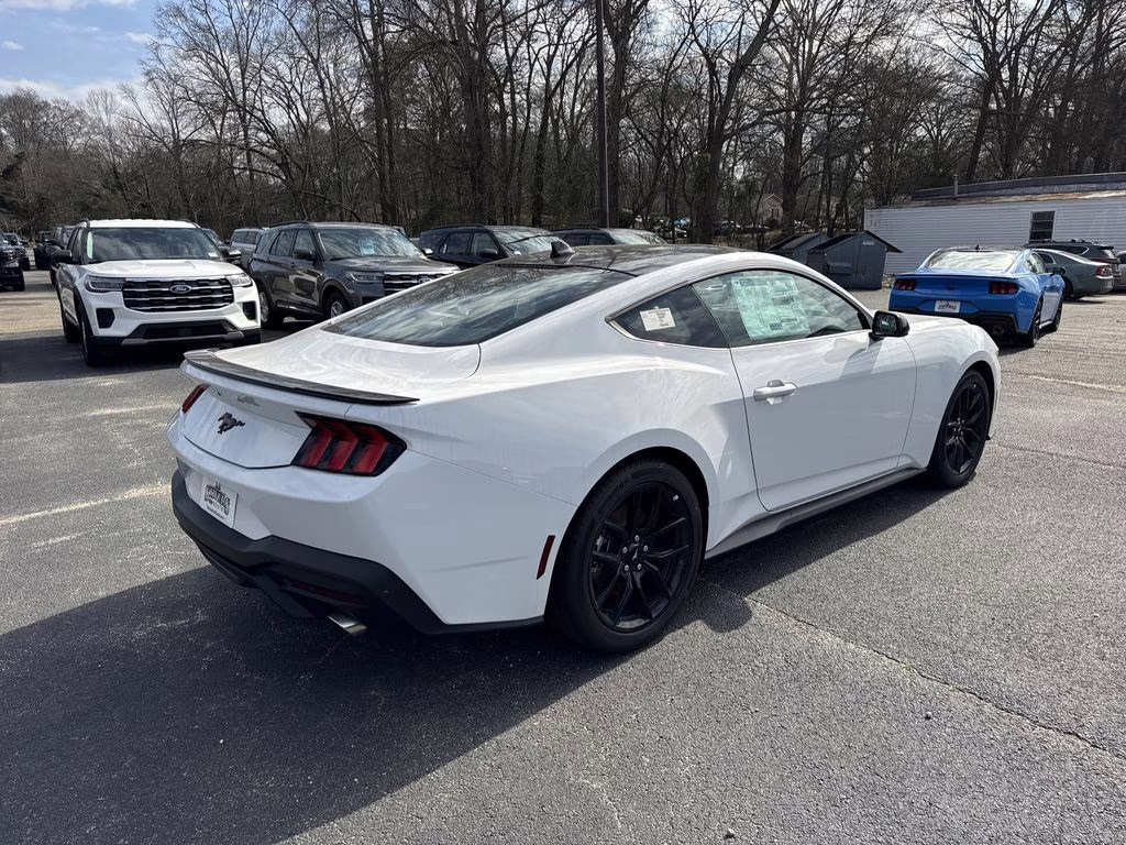 2026 Oxford White Ford Mustang EcoBoost RWD Coupe