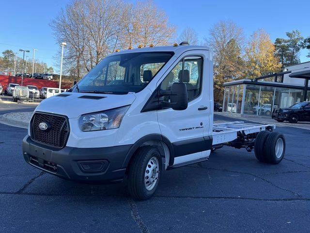 2026 Oxford White Ford Transit Cargo Van Base RWD Truck