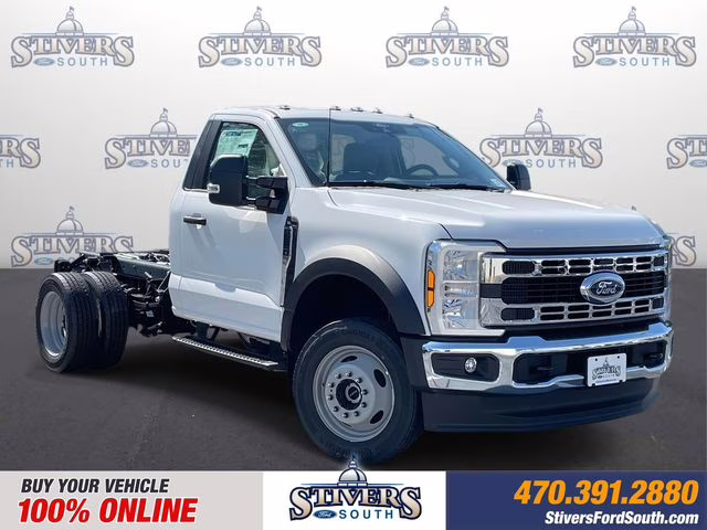 2026 Oxford White Ford Super Duty F-450 DRW XL 4X4 Chassis