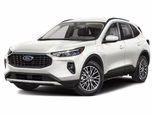 2025 White Metallic Ford Escape Plug-In Hybrid Base FWD SUV
