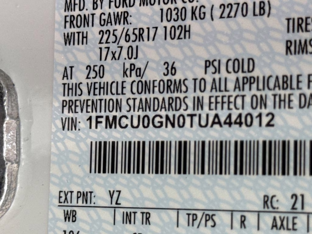 2026 Oxford White Ford Escape Active FWD SUV