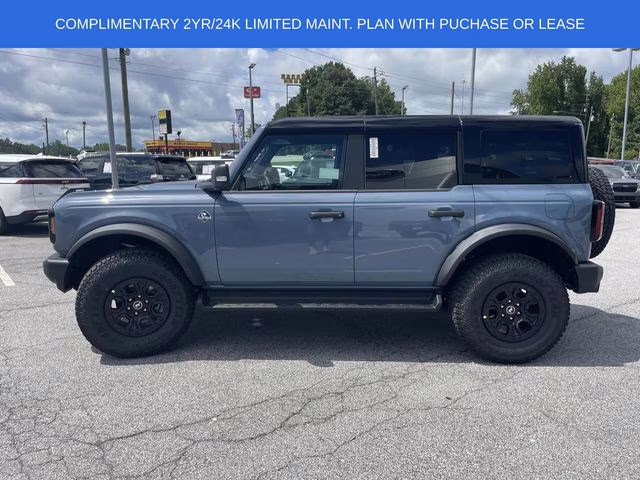 2025 Azure Gray Metallic Ford Bronco Outer Banks 4X4 SUV
