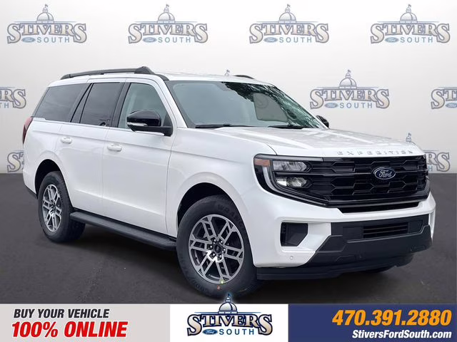 2026 White Metallic Ford Expedition Active RWD SUV