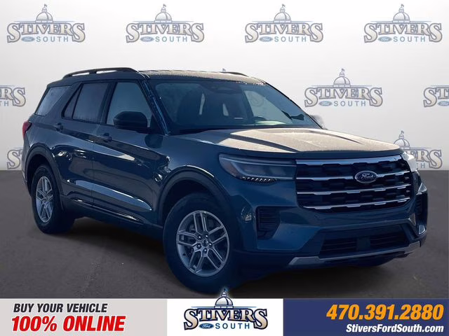 2026 Vapor Blue Ford Explorer Active RWD SUV