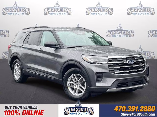 2026 Gray Metallic Ford Explorer Active RWD SUV