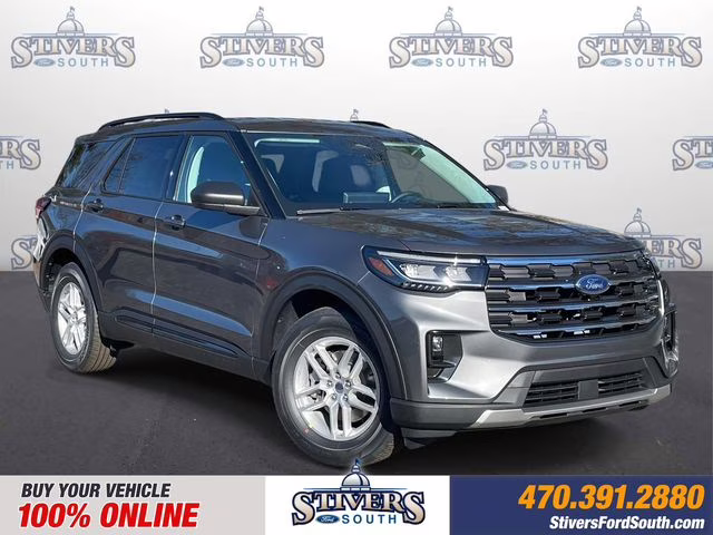 2026 Gray Metallic Ford Explorer Active RWD SUV