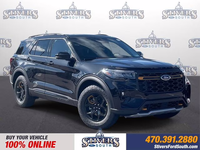 2026 Black Metallic Ford Explorer Tremor 4X4 SUV