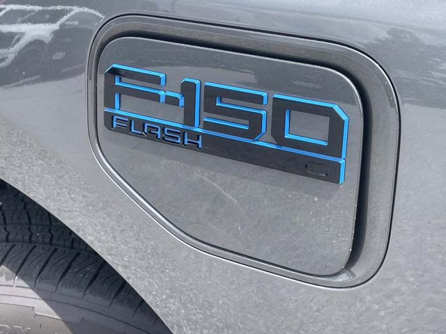 2025 Gray Metallic Ford F-150 Lightning Flash AWD Truck