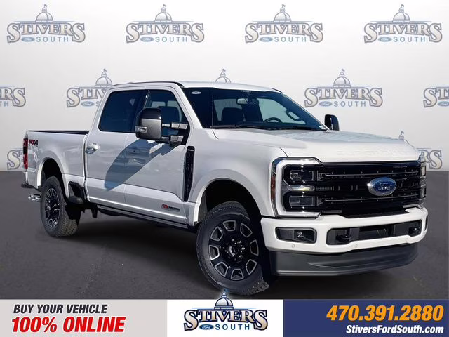 2026 White Metallic Ford Super Duty F-250 SRW Platinum 4X4 Truck