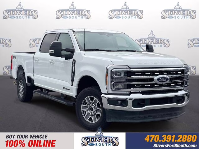 2025 Oxford White Ford Super Duty F-250 SRW Lariat 4X4 Truck