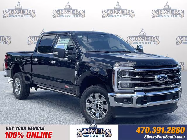 2025 Black Metallic Ford Super Duty F-350 SRW King Ranch 4X4 Truck
