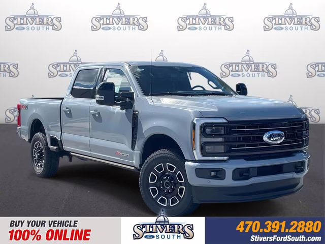 2026 Gray Metallic Ford Super Duty F-350 SRW Platinum 4X4 Truck