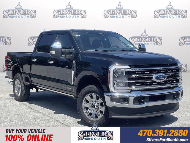 2025 Black Metallic Ford Super Duty F-350 SRW Lariat 4X4 Truck