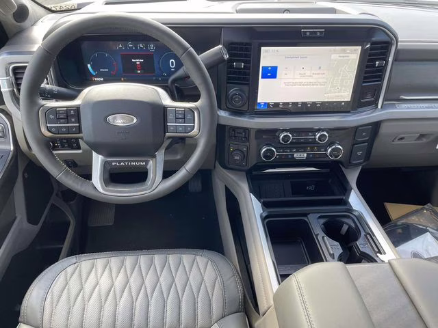 2026 White Metallic Ford Super Duty F-350 DRW Platinum 4X4 Truck