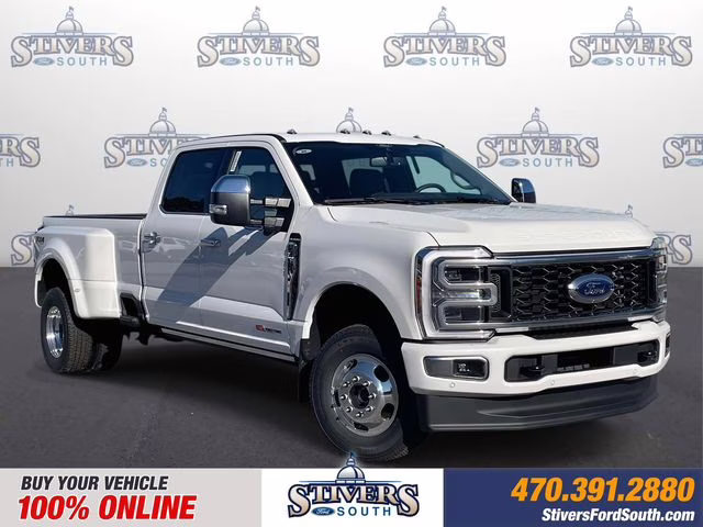 2026 White Metallic Ford Super Duty F-350 DRW Platinum 4X4 Truck