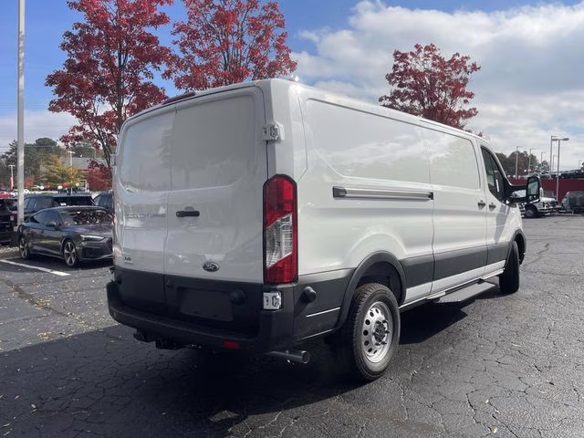 2025 Oxford White Ford Transit Cargo Van Base AWD Van