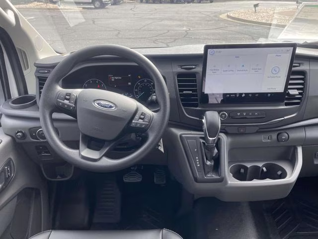2025 Oxford White Ford Transit Cargo Van Base AWD Van