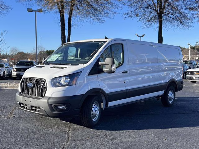 2025 Oxford White Ford Transit Cargo Van Base AWD Van
