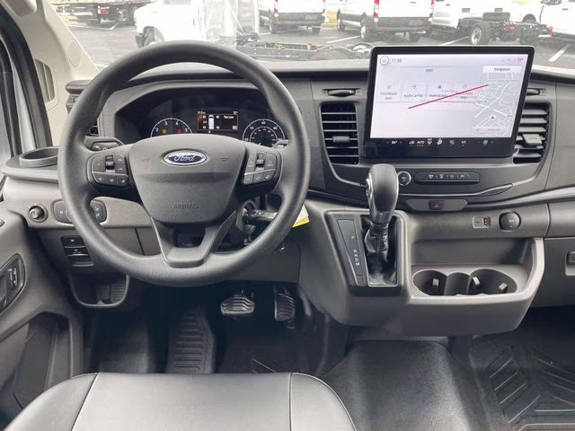 2025 Oxford White Ford Transit Cargo Van Base AWD Van