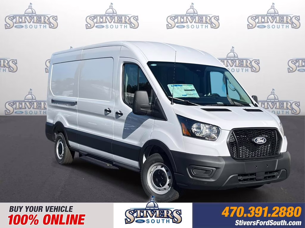 2026 Oxford White Ford Transit Cargo Van Base RWD Van