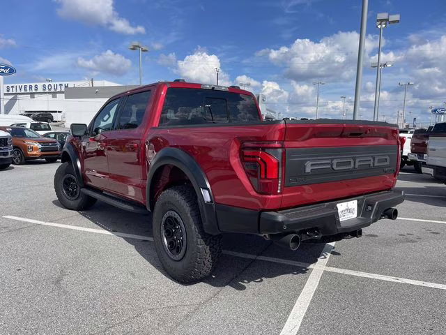 2025 Red Metallic Ford F-150 Raptor 4X4 Truck