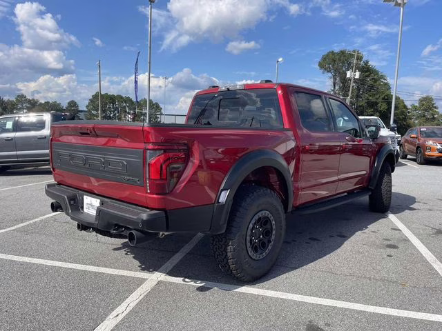2025 Red Metallic Ford F-150 Raptor 4X4 Truck