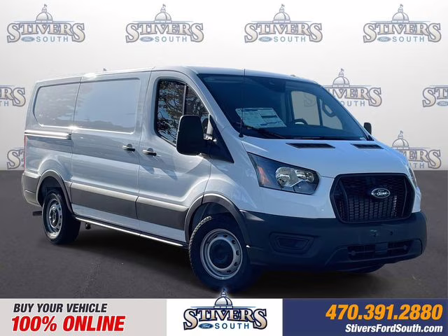 2025 Oxford White Ford Transit Cargo Van Base RWD Van