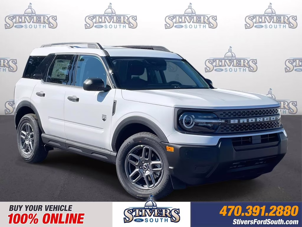 2025 Oxford White Ford Bronco Sport Big Bend 4X4 SUV
