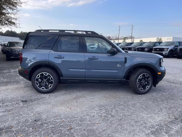 2025 Azure Gray Metallic Ford Bronco Sport Outer Banks 4X4 SUV