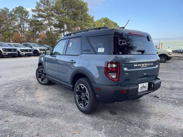 2025 Azure Gray Metallic Ford Bronco Sport Outer Banks 4X4 SUV