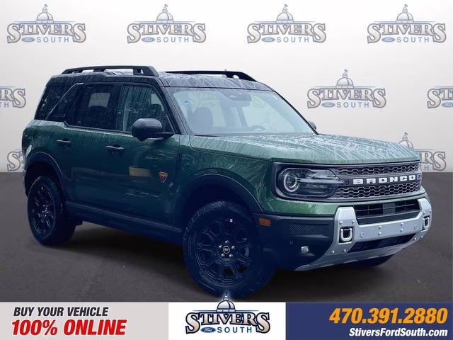 2025 Green Metallic Ford Bronco Sport Badlands 4X4 SUV