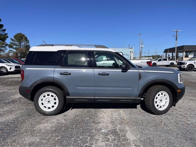 2025 Azure Gray Metallic Ford Bronco Sport Heritage 4X4 SUV