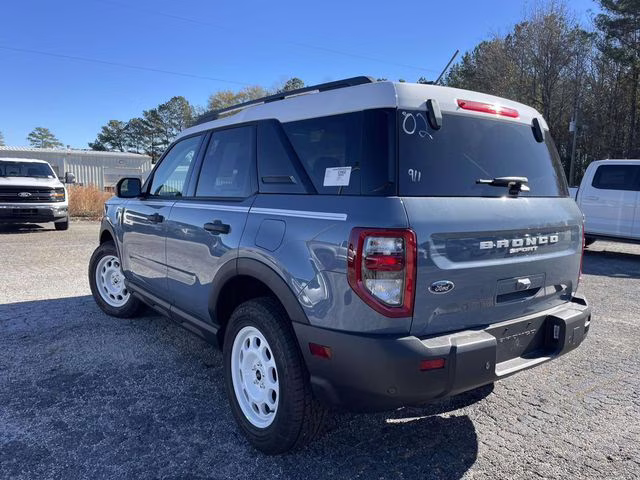 2025 Azure Gray Metallic Ford Bronco Sport Heritage 4X4 SUV
