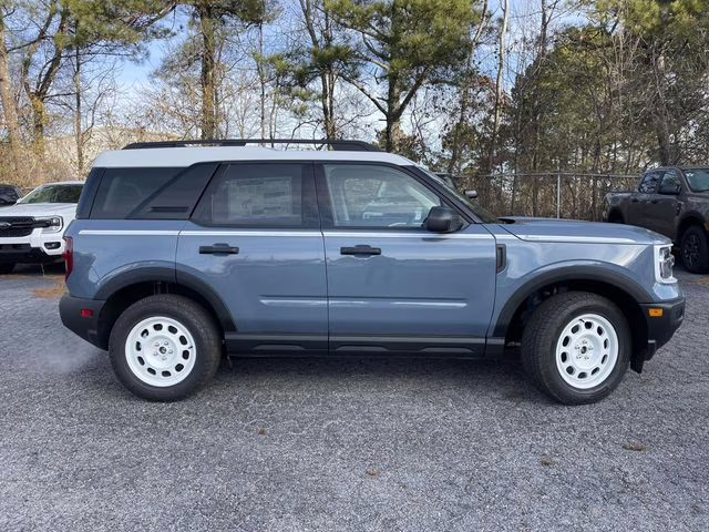 2025 Azure Gray Metallic Ford Bronco Sport Heritage 4X4 SUV