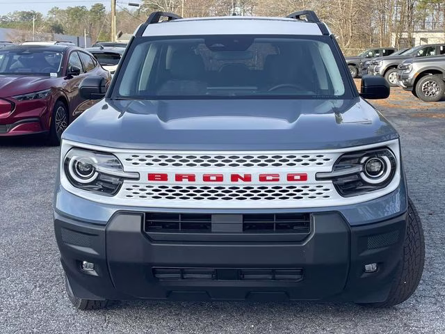 2025 Azure Gray Metallic Ford Bronco Sport Heritage 4X4 SUV