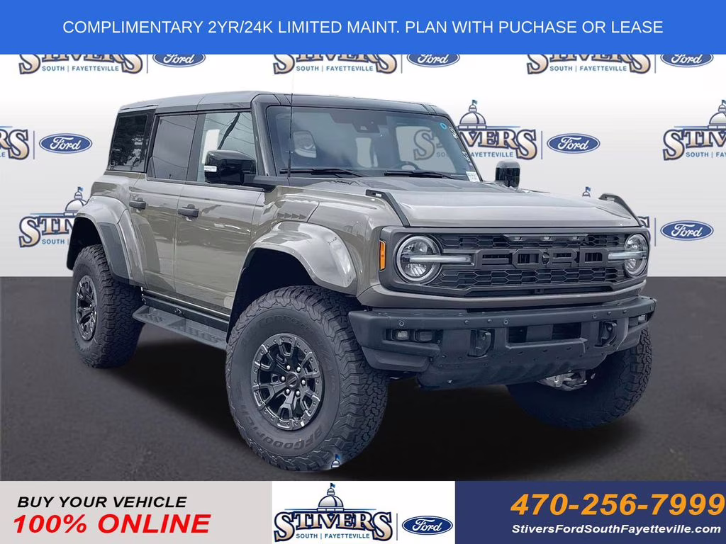 2025 Grey Ford Bronco Raptor 4X4 SUV