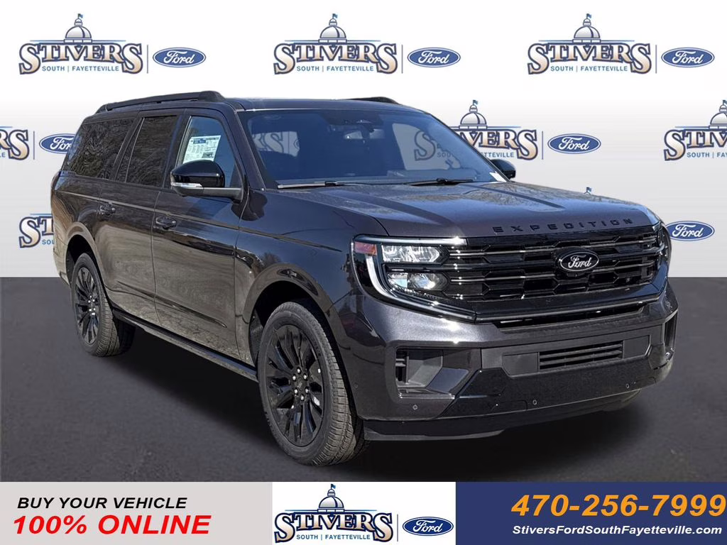 2025 Gray Metallic Ford Expedition Max Platinum 4X4 SUV
