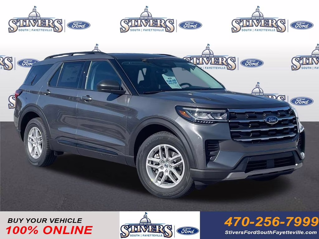 2026 Gray Metallic Ford Explorer Active RWD SUV