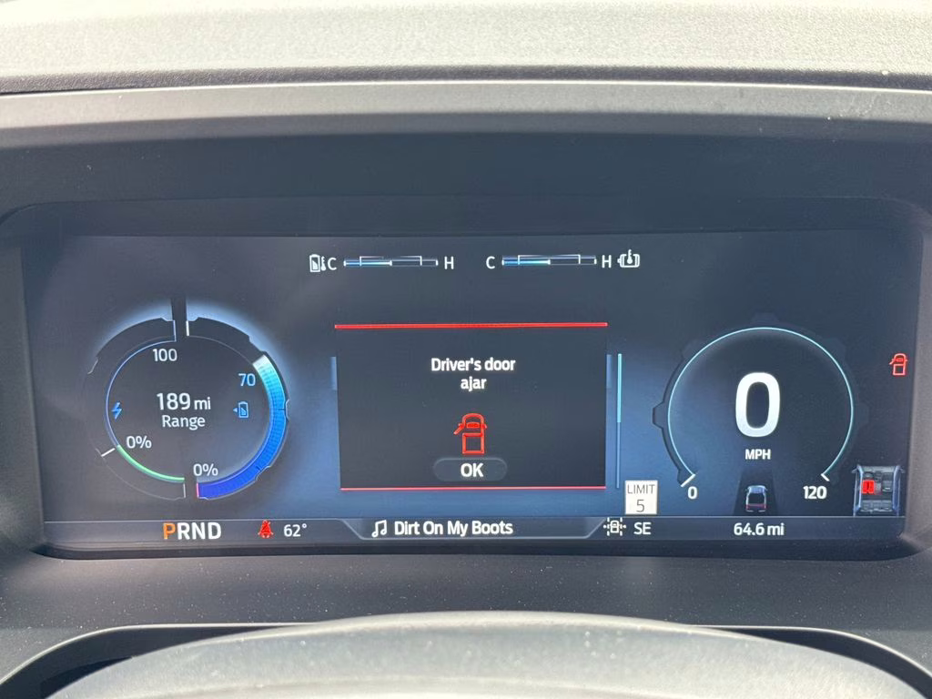 2025 Black Metallic Ford F-150 Lightning Flash AWD Truck