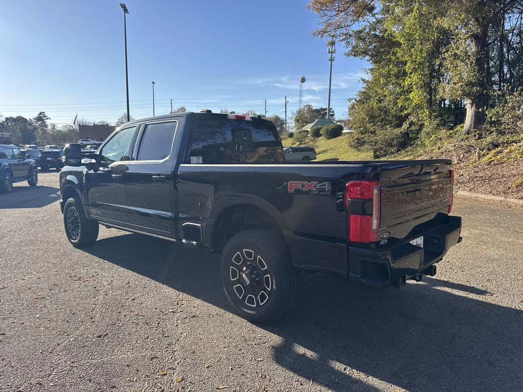 2025 Black Metallic Ford Super Duty F-350 SRW Platinum 4X4 Truck
