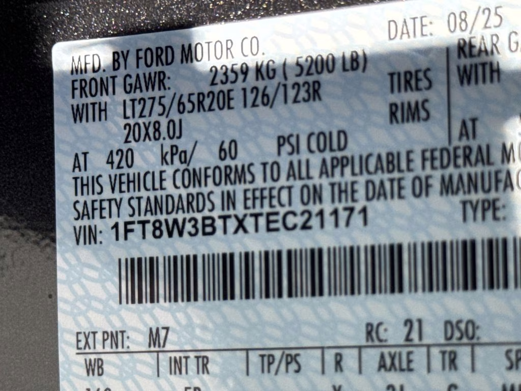 2026 Gray Metallic Ford Super Duty F-350 SRW Lariat 4X4 Truck