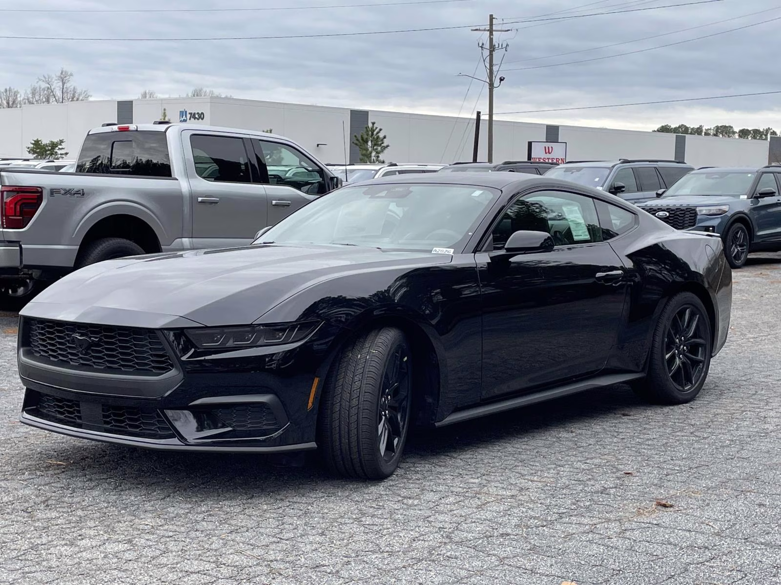 2026 Shadow Black Ford Mustang EcoBoost RWD Coupe