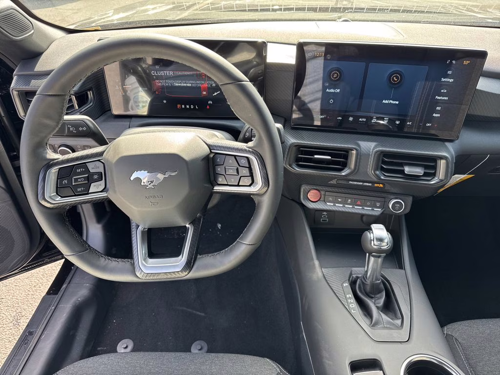 2026 Shadow Black Ford Mustang EcoBoost RWD Coupe